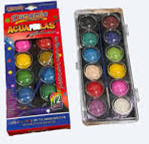 Acuarelas escolares GRANDE Dunamis 12 colores
