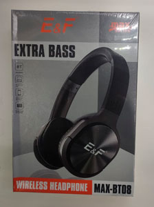 Audifono Bluetooth MAX-BT08 metalico (wireless hearphone) E&amp;F