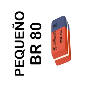 Borrador de Caucho BR 80 bicolor Pelikan 80pcs