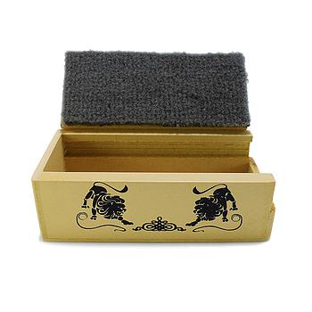 almohadilla para pizarra de madera