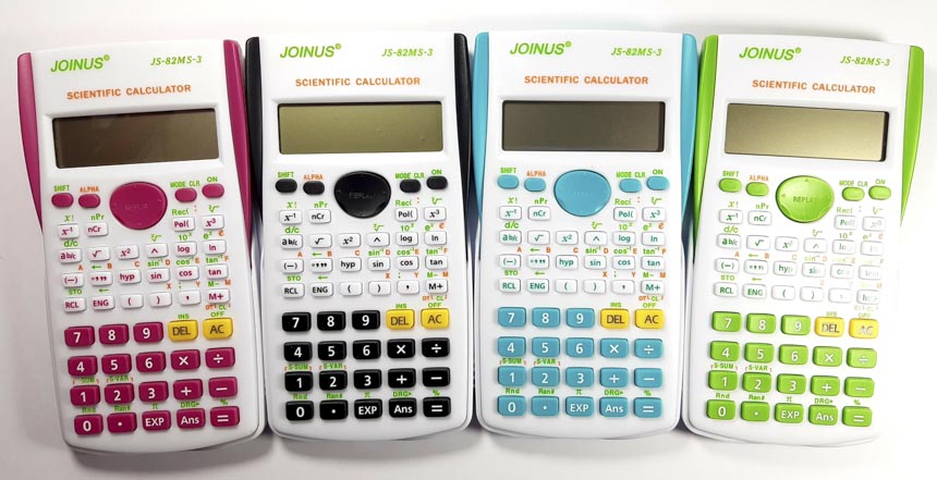 Calculadora Cientifica JOINUS JS-82MS-3 COLORES 240 funciones