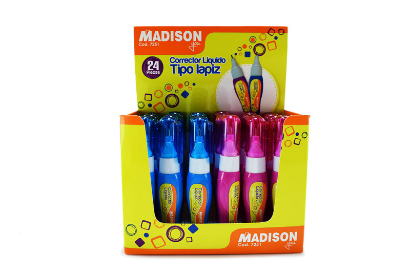 Corrector Liquido Boligrafo Madison