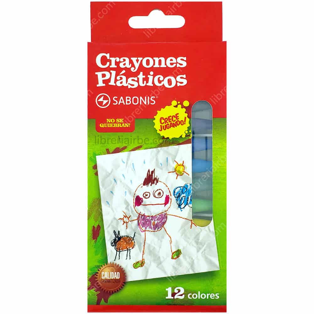 Crayon Plastico Sabonis  12pcs