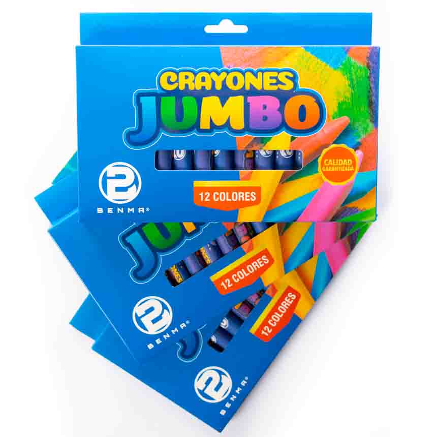 Crayon Jumbo BENMA 12 Colores