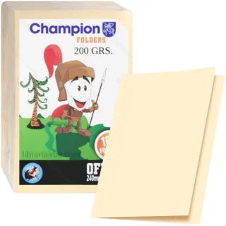 Folder Amarillo Champion Paper King CARTA 200grs. 100pcs.