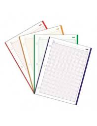 Hojas traper clasico 5 colores ALBUS 200hjs (2 Huecos)