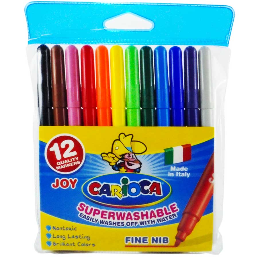 Marcador Carioca JOY 12 colores
