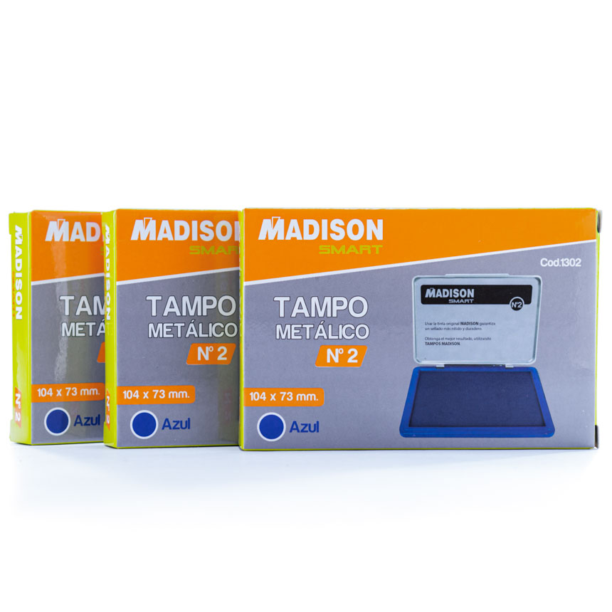 Tampo Metalico Azul MADISON N°2