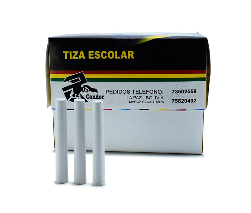 Tiza - Escolar blanco 144PCS