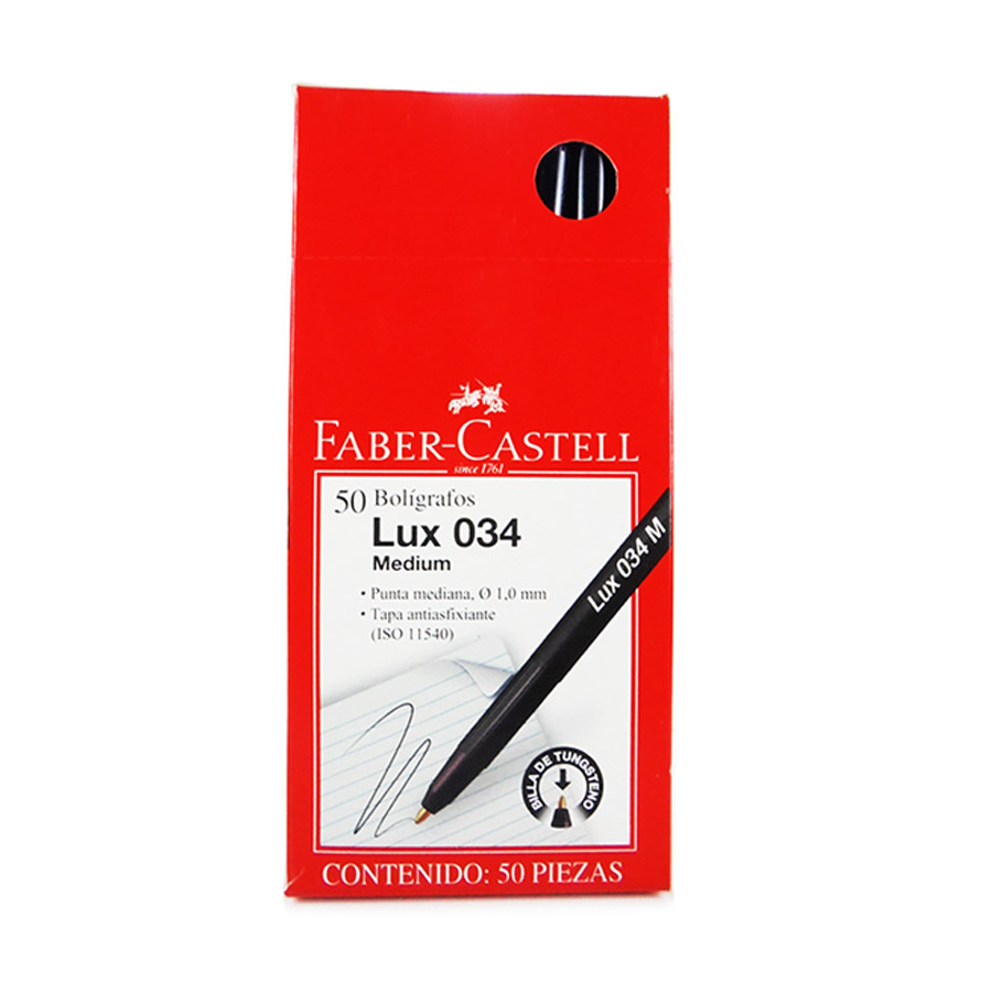 Boligrafo 034 Faber Castell 50PCS