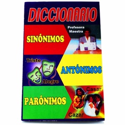 [65-DICC-6] 65. Diccionario pequeno sinonimos antonimos paronimos