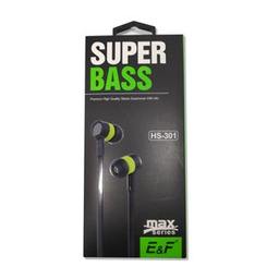 [HS-301] Audifono super bass max series HS-301 E&amp;F