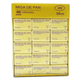 [200A] Borrador Miga de pan GRANDE 30PCS