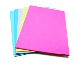 [CAR-CAR-COLOR] Cartulina Carta Colores Suaves 100hjs