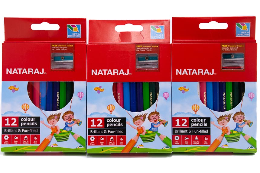 Color Corto NATARAJ 12 colores