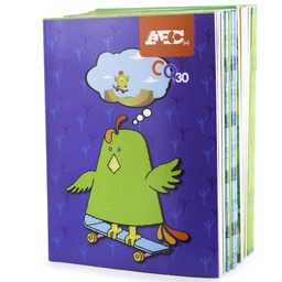 [CUAD-ABC30] Cuaderno Engrapado Cool 30 ABC 26 hojas