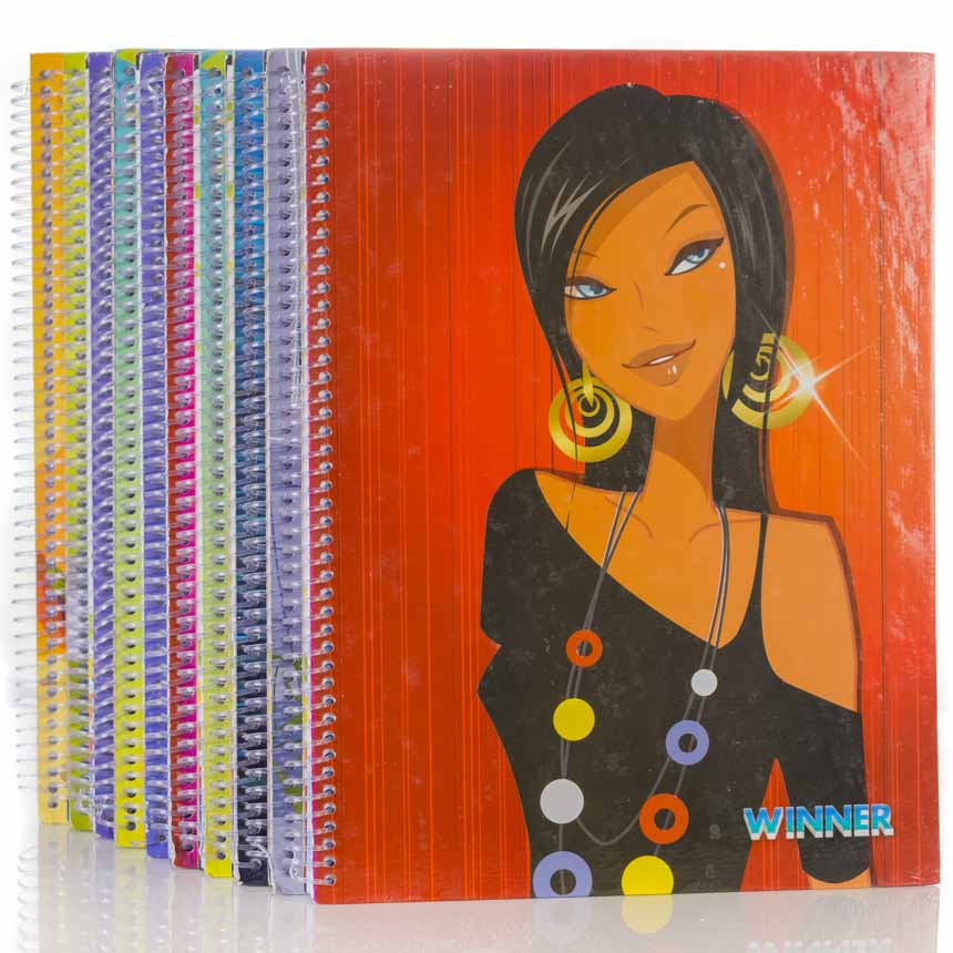 Cuaderno anillado Carta Winner 100h COLOR