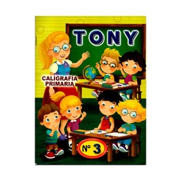 [CPT3] Cuaderno caligrafia primaria Tony No 3 de 64 paginas