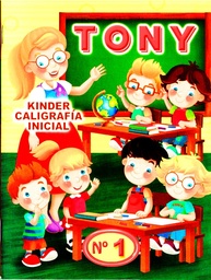 [CKT1] Cuaderno kinder caligrafia inicial Tony No 1 de 64 paginas