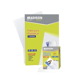 [1530] Film Para plastificar 175 micras 70x100mm Madison 100pcs T/Carnet