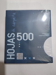 [HUE500] Hojas de carpeta Elba Unicos 500 hjs.