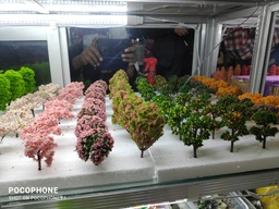 [ARB-1PL] Maqueteria arbolitos frutales de plastico realistas