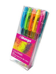 [MG801-S] Micropunta Microgel 0.5mm Mango 10 Colores
