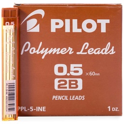 [PPL-5-INE] Minas PILOT 0.5x60mm 2B (12 tubos de 12 pcs.)