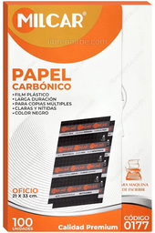 [0177] Papel Carbonico Plastificado Film NEGRO MILCAR 100H