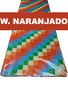 [CEL-WHIP-NARAN] Papel regalo sintetico Whipala 100x70 Naranjado