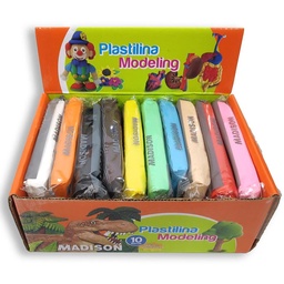 [8864] Plastilina modeling marqueta Madison barras gigantes 10 colores