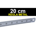 [RM-20] Regla de Metal 20cm