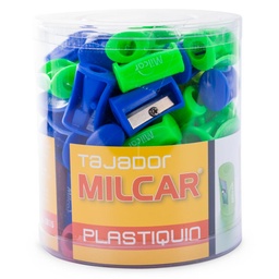 [0815] Tajador Escolar Plastiquin Milcar 80PCS