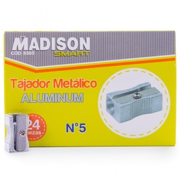 [8585] Tajador Metalico ALUMINUM Madison N°5 24 pcs.