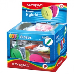 [KR971244] Borrador hybrid Keyroad bicolor 36pcs