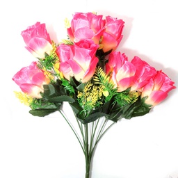 [R940CM] Flor - ramo de 9 capullos grandes 40cm