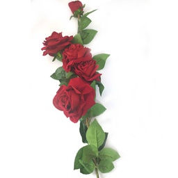 [R5113CM] Flor - ramo de 5 rosas largo 113cm